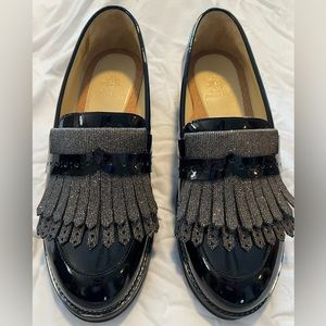 The Office of Angela Scott Mr. Pennywise Kiltie loafers size 38.5 us 8